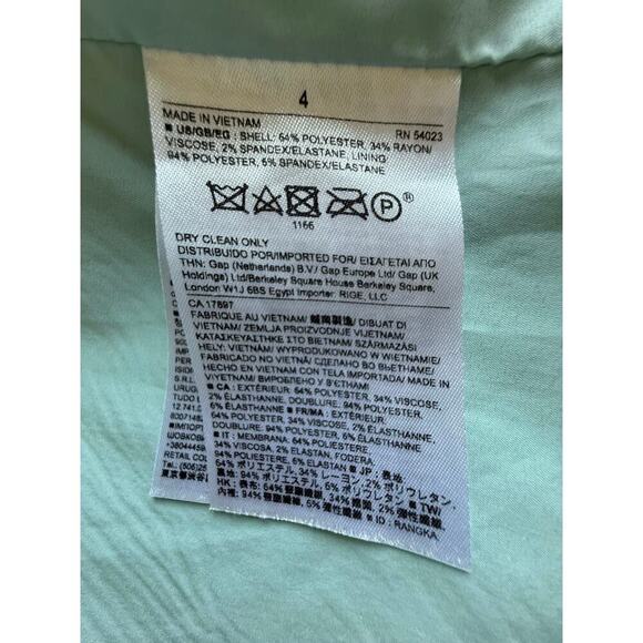 Banana Republic Blazer Jan Blue Womens Size 4 - Picture 7 of 8